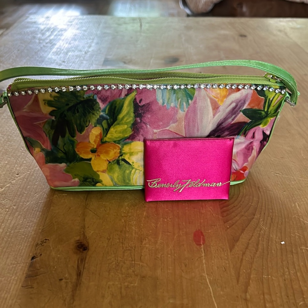 Beverly Feldman Acquarella floral purse